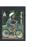 Монголия-2001(Мих.3335) , **   ,  Велосипеды