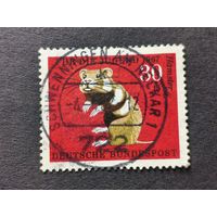 Германия 1967. Пушные звери. Хомяк