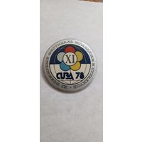 11 фестиваль молодёжи и студентов . Куба -78