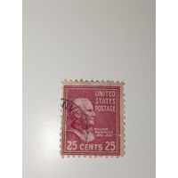 США 1938 с изображением 25-го президента США Уильяма Мак-Кинли.