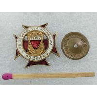 Знак-фрачник ПНР. За заслуги в развитии польского фвелоспорта. тяжёлый, винт, накладной