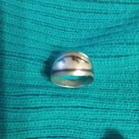 Кольцо серебряное с чернением 875 звезда9