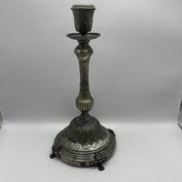 Подсвечник посеребренный в стиле барокко. Англия. 3777