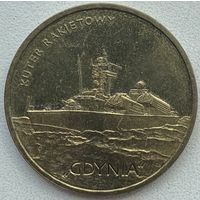 Польша 2 злотых 2013 г. Польские суда. Ракетный катер "Гдыня"