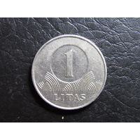 Литва. 1 лит. 2002. С 20 копеек. Распродажа коллекции. Смотрите другие лоты.
