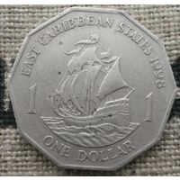 1 доллар 1998 Восточные Карибы
