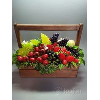 Карина с фруктами из мыла (ручная работа)