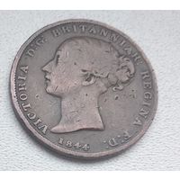 Джерси 1/26 шиллинга, 1844  6-6-2