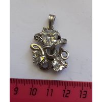 КРАСИВЫЙ Серебряный Кулон 925 пр.