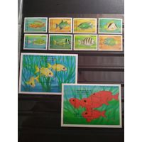 Сент Винсент 1993 г. Рыбы.