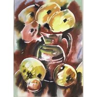 Гумен Ф.Ф. Акварель, 1999 г. 43х61 см.
