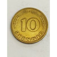 Германия 10 пфенинг 1980 J