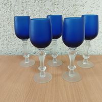 Фужеры (набор 5 штук, объём 150 мл) Матовые. Гусь Хрустальный