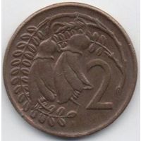 2 цента 1969 Новая Зеландия