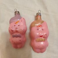 Ёлочная игрушка из серии Три поросёнка 0135