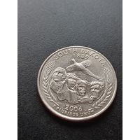 США 25 центов  2006 г. P - Южная Дакота