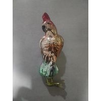 Елочная игрушка СССР попугай