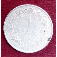 Бельгия 1 франк 1910. DES BELGES