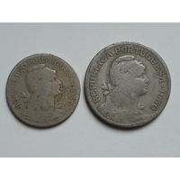 Монеты Cabo Verde, 50 сентаво и 1 эскудо, 1930 год, одним лотом.