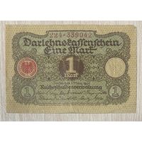 Банкнота 1 марка 1920 год. Веймарская республика. С рубля без МЦ.