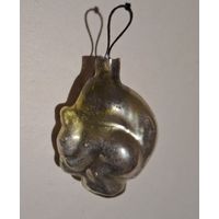 Елочная мини игрушка Белочка( стекло)