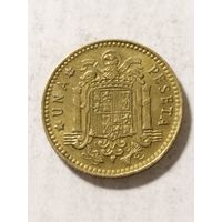 Испания 1 песета 1975(79)