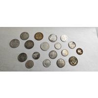 Сборный лот серебра советы и РИ  18 штук