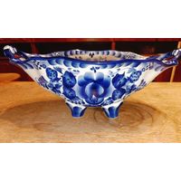 Фруктовница Гжель