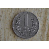 Польша 1 злотый 1949 (никель) с 1 руб
