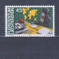 [1415] Лихтенштейн 1984. Профессии.Офисный работник. MNH