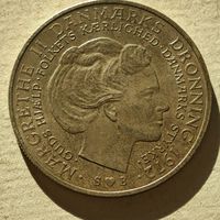 1972 год серебро 10 крон Дания