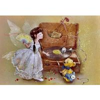 Открытка чистая 10х15 см. Художница Екатерина Бабок