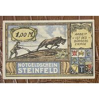 Нодгельд 1 марка 1921 год. Штайнфельд. Веймарская республика