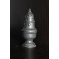 Оловянная, декоративная, миниатюрная солонка.