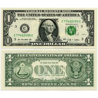 США. 1 доллар (образца 2009 года, C, Пенсильвания, P530, UNC)