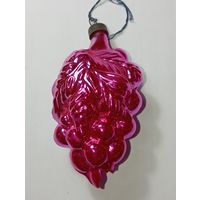 Ёлочная игрушка -  Виноград , СССР. , брак