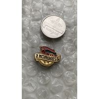 Значок гдр, 7 конгресс гдр- ссср