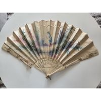 Антикварный Испанский Веер конец XIX века