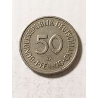 Германия 50 пфенинг 1978 D