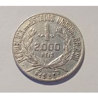 Бразилия 2000 рейс 1930 год серебро
