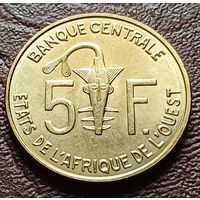 Западная Африка (ВСЕАО) 5 франков, 2011   ( 2-1-2 )