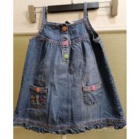 Сарафан джинсовый на 3-4 года, новый