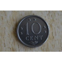 Антильские острова 10 центов 1984 с 1 руб
