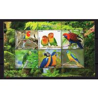 СЕРИЯ Блоков птицы   фауна  MNH