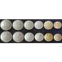 Киргизия набор монет 10, 50 тыин, 1, 3, 5, 10 сом, UNC. Предложи свою цену или обмен!