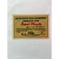 2 марки (нотгельды) Германия Морсум -1402