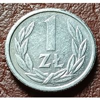 Польша 1 злотый, 1990    ( 1-2-4 )