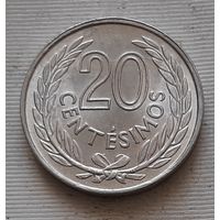 20 сентесимо 1965 г. Уругвай