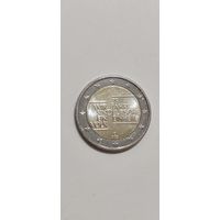 Германия 2 евро, 2025 35 лет объединению Германии