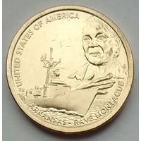 США 1 доллар 2025 г. Рэй Монтегю. Американские инновации. Штат Арканзас. D + P. Цена за 1 шт.